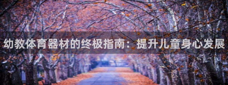 尊龙软件下载：幼教体育器材的终极指南：提升儿童身心发