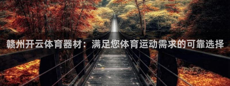 尊龙网址苹果版下载：赣州开云体育器材：满足您体育运动