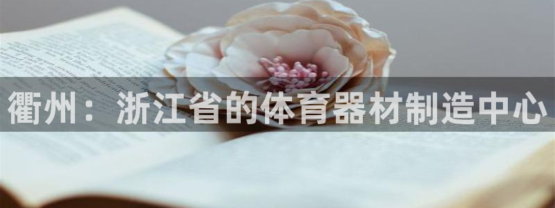 尊龙人生就是博菲律宾台子：衢州：浙江省的体育器材制造